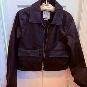 Abercrombie Vegan Leather Jacket